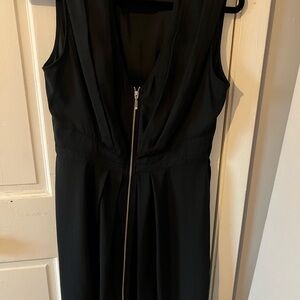 H&M Elegant Black Sleeveless Sheath  Dress